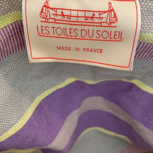 Vintage French Summer espadrille tote - Picture 2 of 9